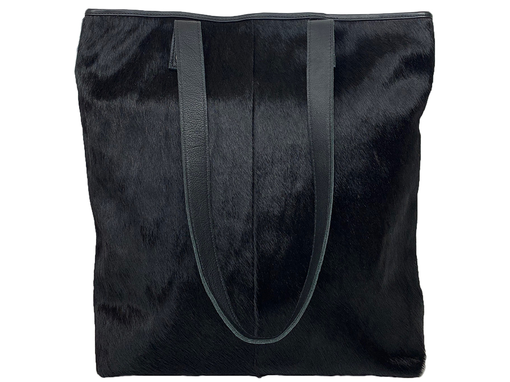 Belle Couleur - Belle Black Cowhide Bag