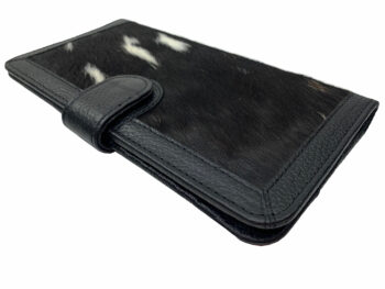 Belle Couleur - Zoe Black and White Cowhide Wallet