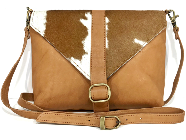 Stunning Mila Cowhide Sling Bag featured in Vogue’s December issue!