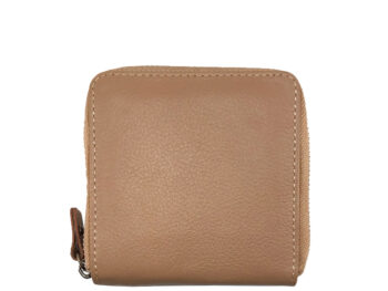 Simone Nude Square Leather Wallet