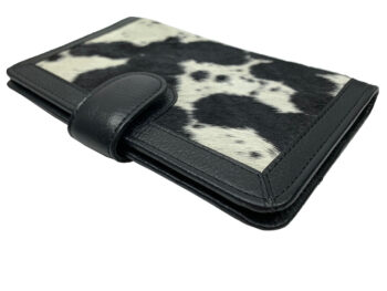 Belle Couleur - Isabelle Speckled Black and White Cowhide Wallet