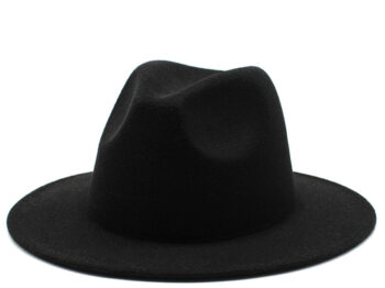Belle Couleur - Black Fedora Hat