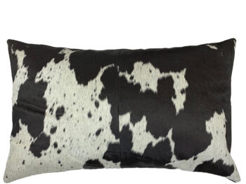 Belle Couleur - Rectangle Black and White Cowhide Cushion