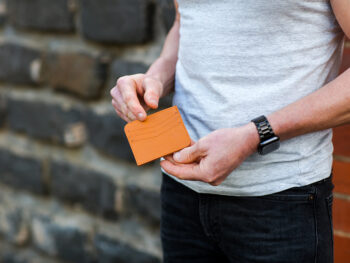 Belle Couleur - Koty Tan Leather Card Wallet