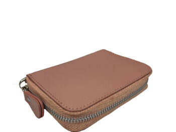 Belle Couleur - Elle Peony Pink Leather Wallet