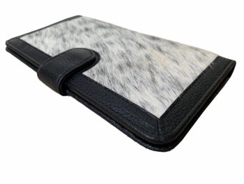 Belle Couleur - Zoe Black and White Cowhide Wallet