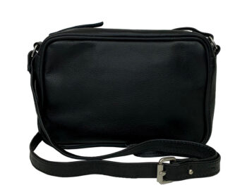 Belle Couleur - Madeleine Black Leather Bag