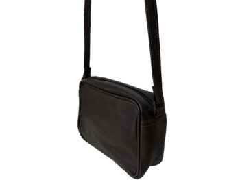 Belle Couleur - Madeleine Chocolate Leather Bag