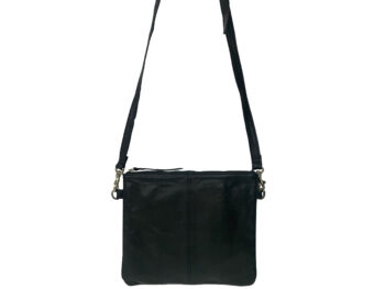 Belle Couleur - Emilie Black Leather Bag