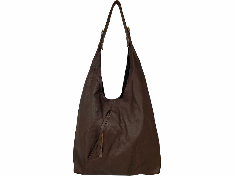 Belle Couleur - Sofie Chocolate Leather Bag