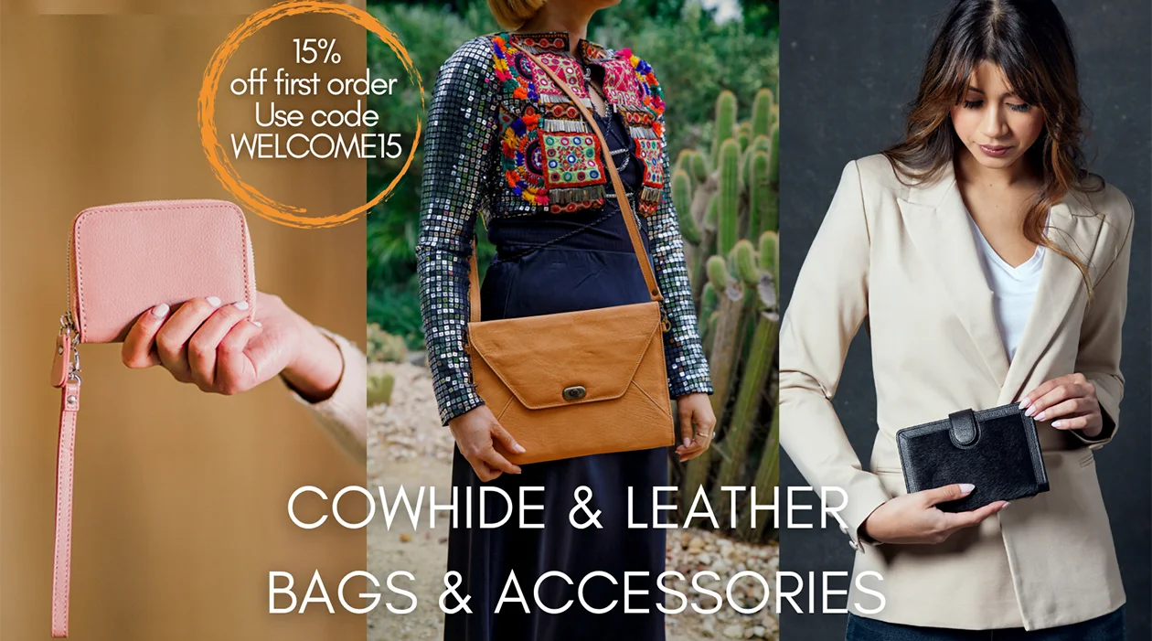 Belle Couleur Cowhide and Leather Accessories